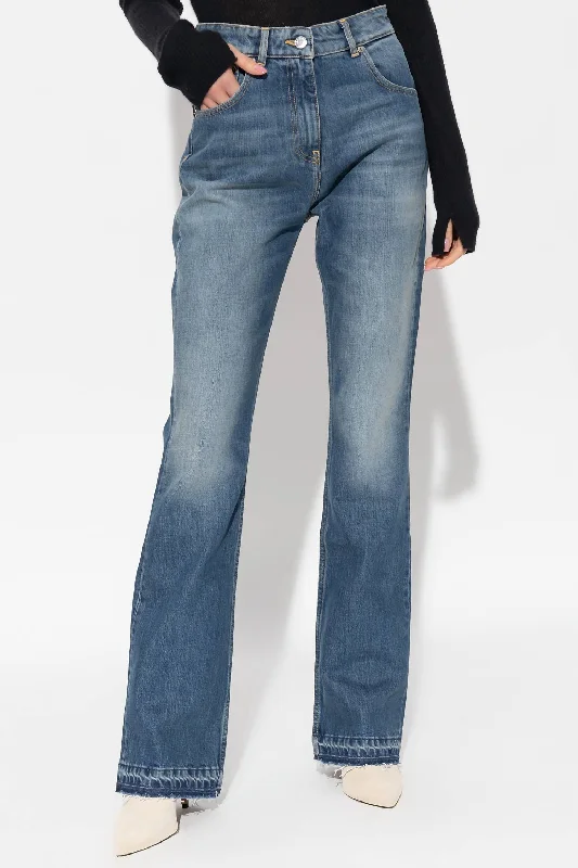 Celebrity Style Polini Jeans In Mid Blue Used