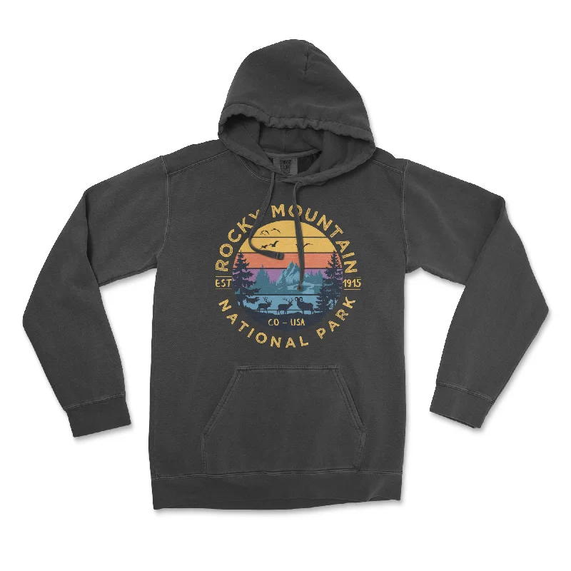 Fresh And Simple Rocky Mountain National Park Comfort Colors Hoodie