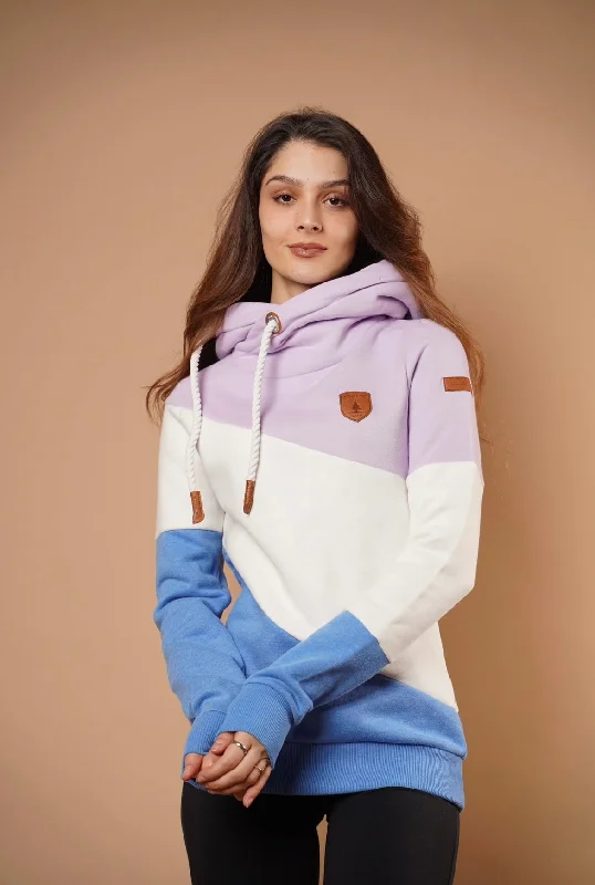 Fresh And Natural Selene Lilac Mix Hoodie