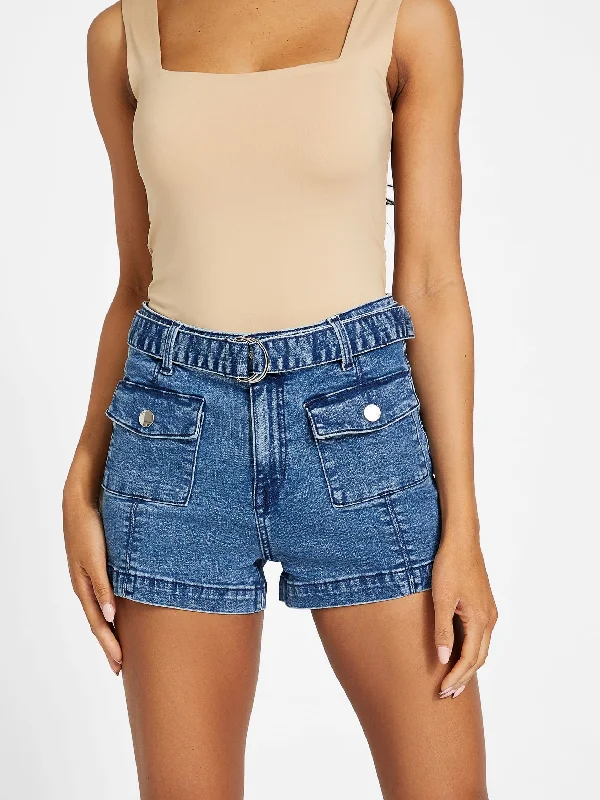 Sweet Girl Sloane High-Rise Belted Shorts