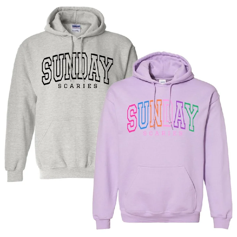 Simple And Comfortable 'Sunday Scaries' Hoodie