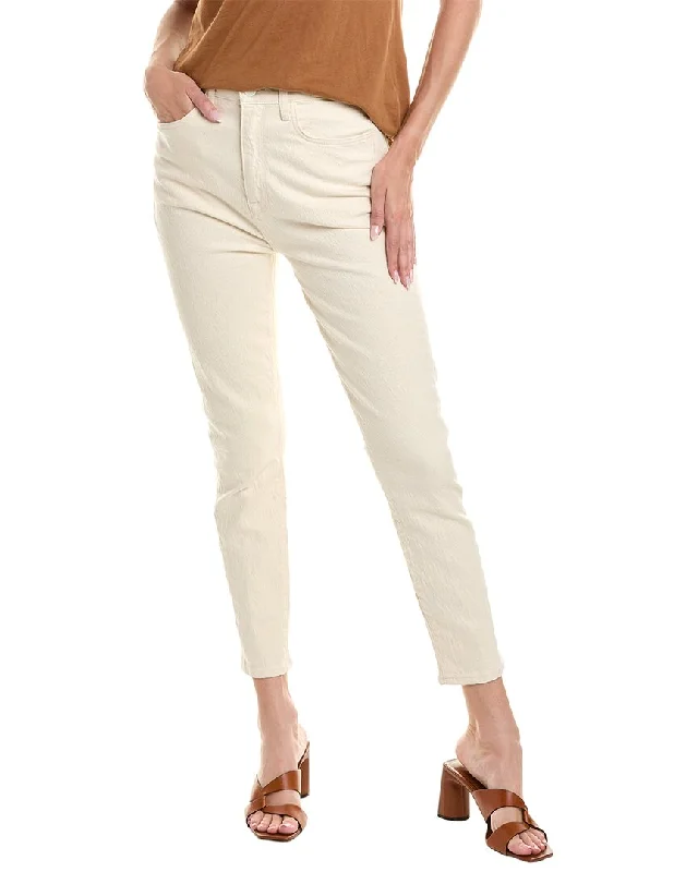Street Fashion Triarchy Ms. Ava Off White High-Rise Retro Skinny Jean