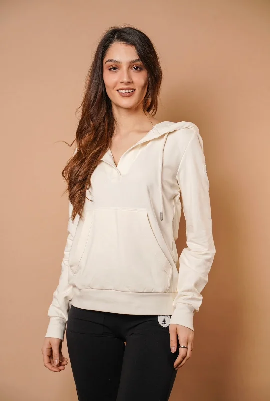 New Products Trista Ivory Hoodie