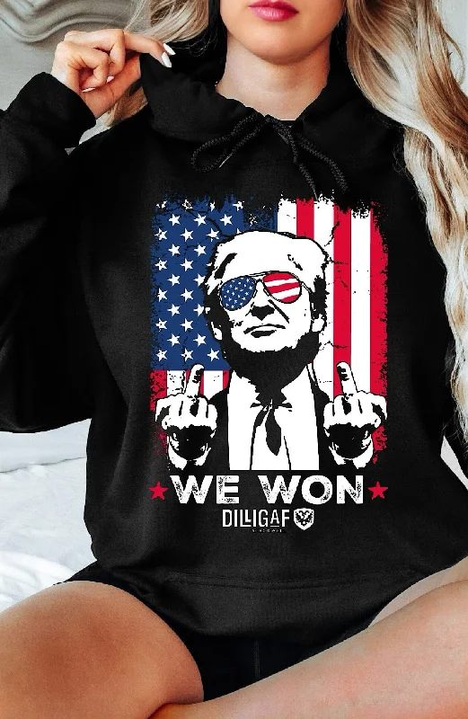 Modern City We Won Ladies Pullover Hoodie