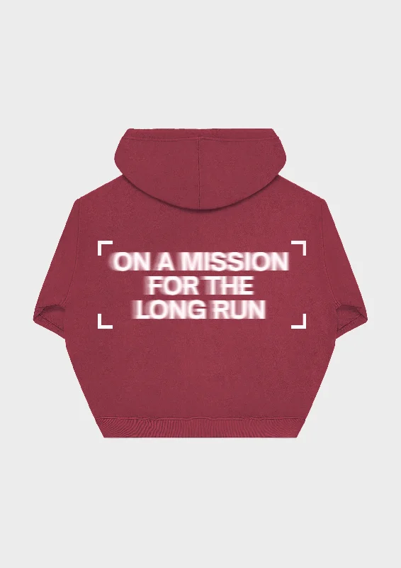 Warm Atmosphere WINE "VANGUARD" HOODIE
