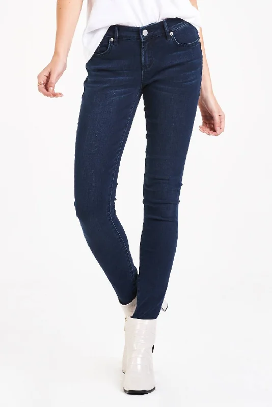 Free And Casual Women's Joyrich Skinny Jeans In Blue