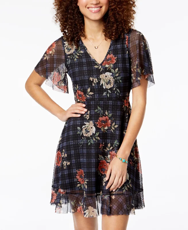 Trendy Comfort American Rag Juniors Tie Back Fit Flare Dress