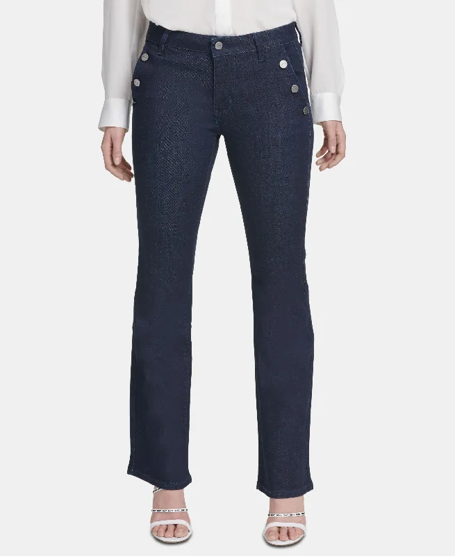 Classic Items DKNY Wide Leg Denim Trousers