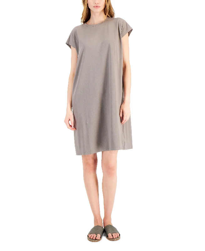 High-quality Design Eileen Fisher Womens Organic Boxy Crewneck Dress