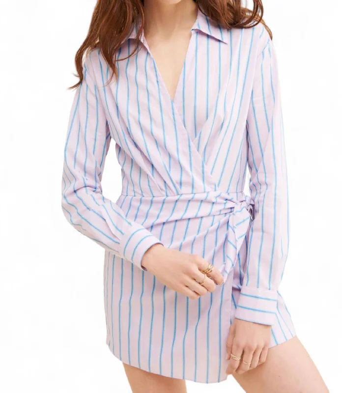 Fresh And Simple Kailia Romper In Cotton Candy