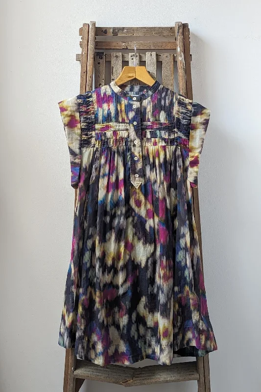 Lounge Wear Leazali Ochre & Black Dress
