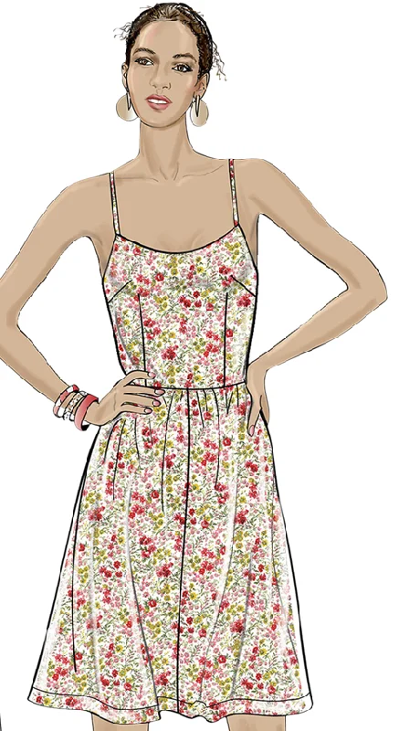 Advanced Design Simplicity Dress, Jumpsuit and Romper S8635