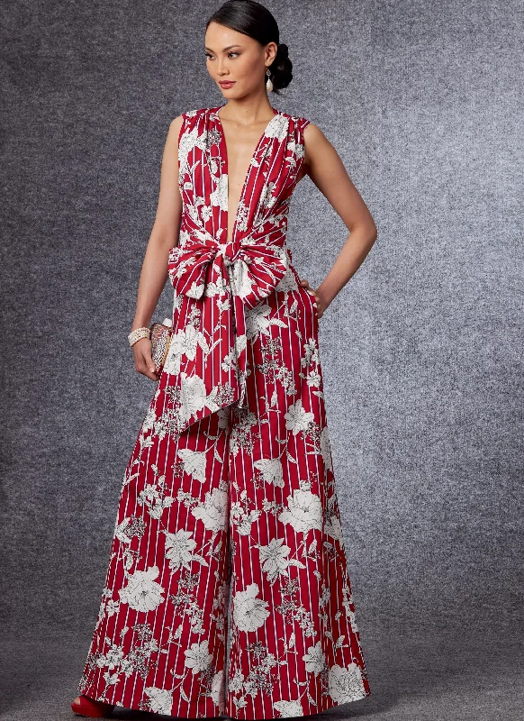 Chic Relaxation Vogue Jumpsuit and Playsuit V1708