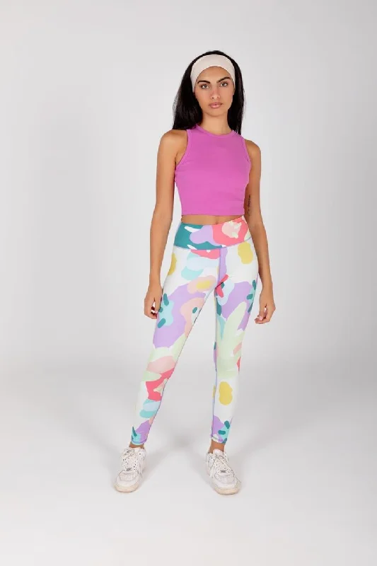 Modernism Flower Patches Leggings