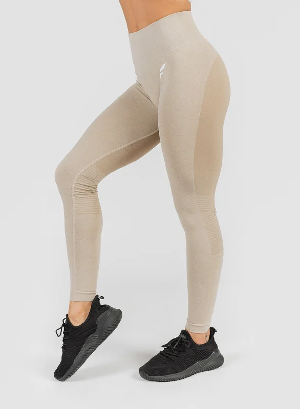 Fashion Must-have SEAMLESS TIGHTS - SAND