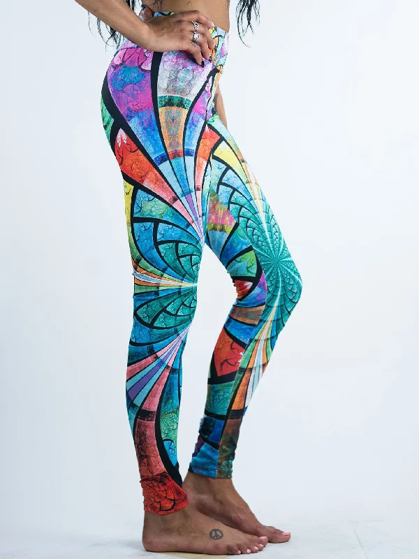 Goddess Style Optical Stained Glass Leggings