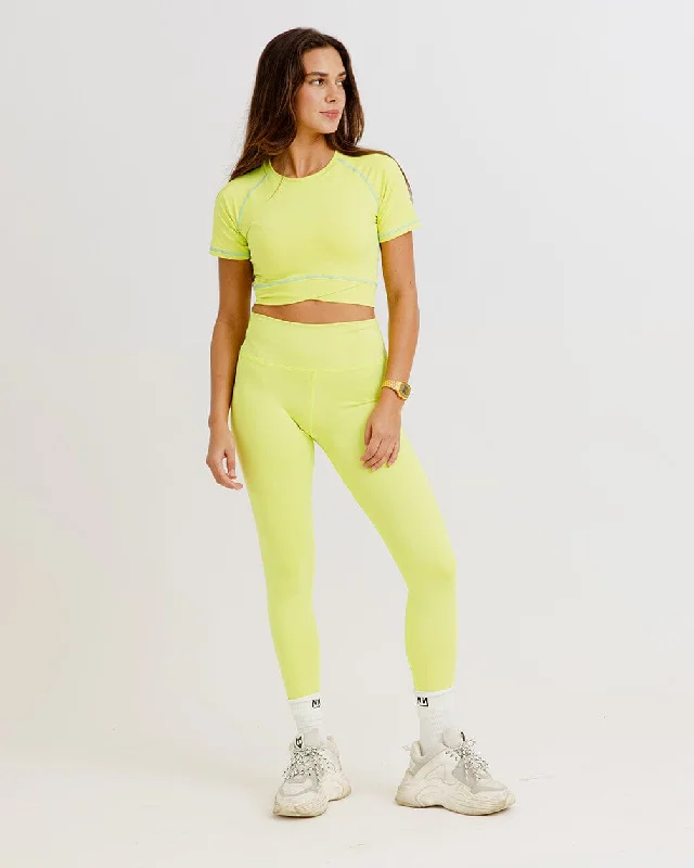 Classic Design Seamless Lime Leggings