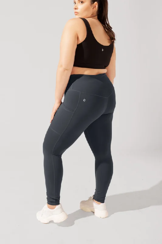 Exquisite Tailoring Supersculpt™ Leggings with Pockets - Smoky Grey