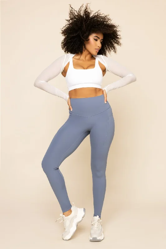 Exclusive Customization Supersculpt™ Leggings with Pockets - Blue Mist