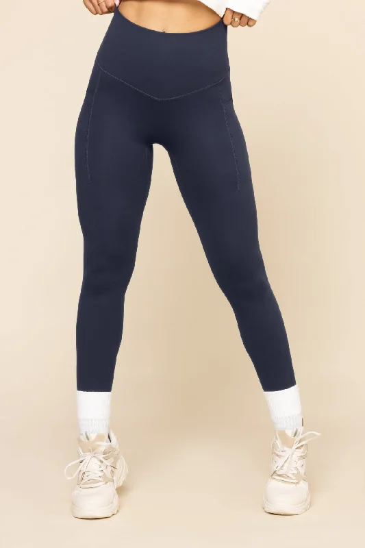Sports Style Supersculpt™ Leggings with Pockets - Cosmic Navy