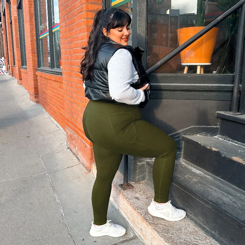 Fashion Wear Long Squat Proof Leggings - Secret Garden (V2)