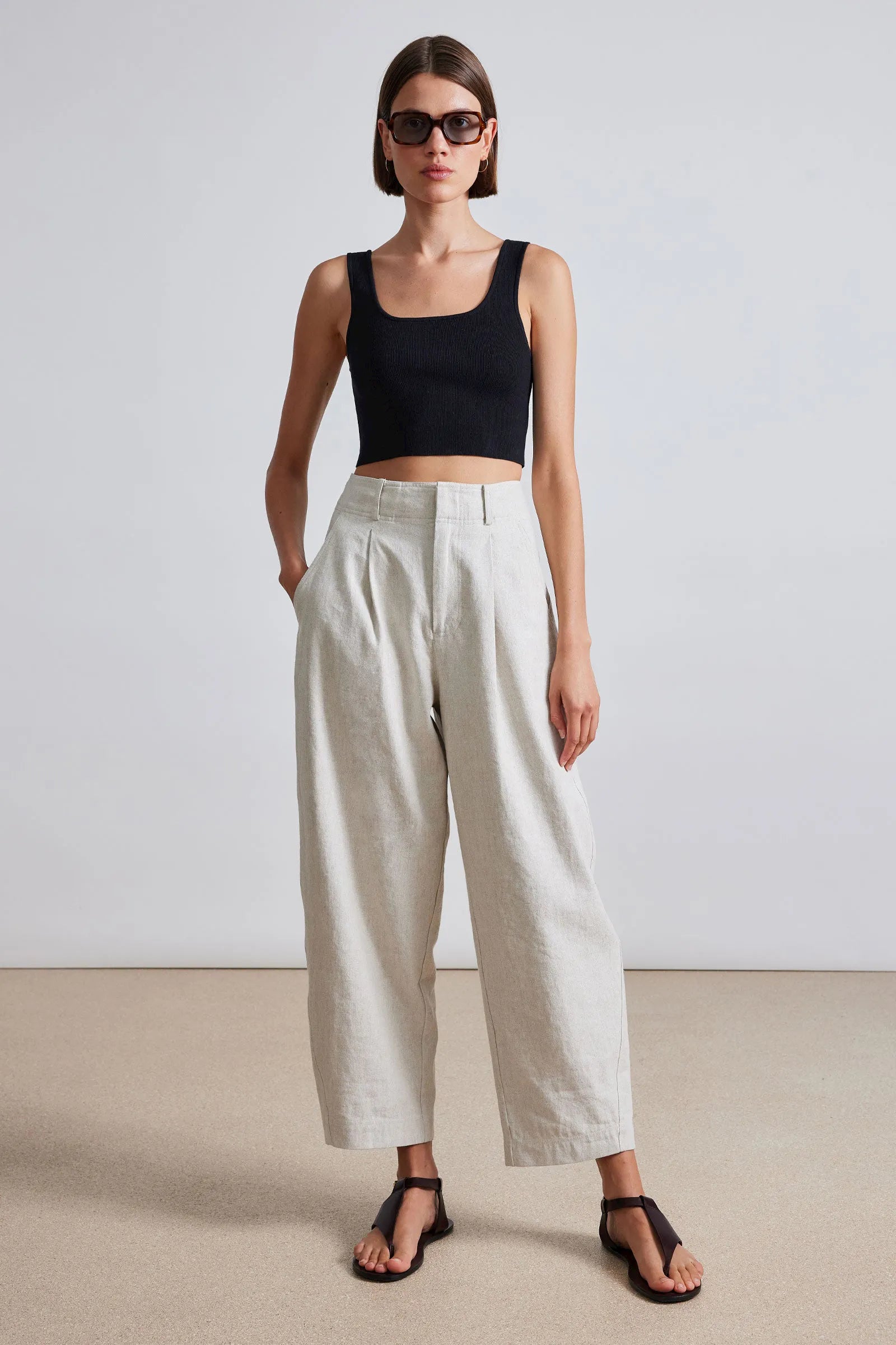 Apiece Apart Bari Crop Trouser