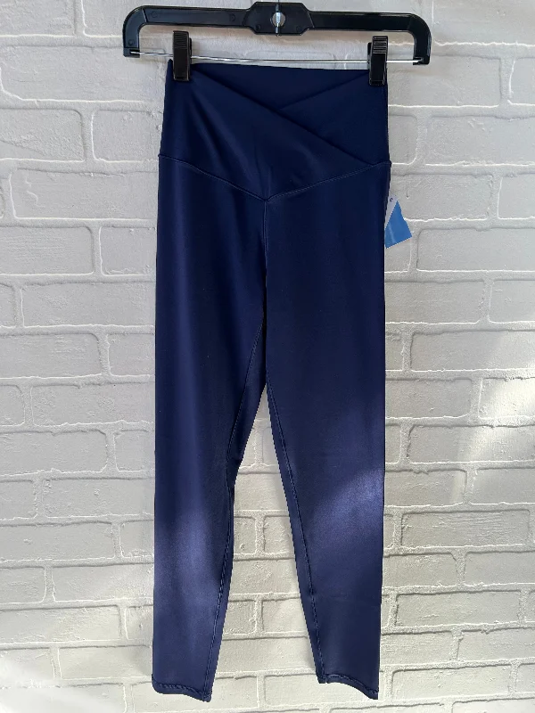 Trends Athletic Leggings By Aerie In Blue, Size: 8