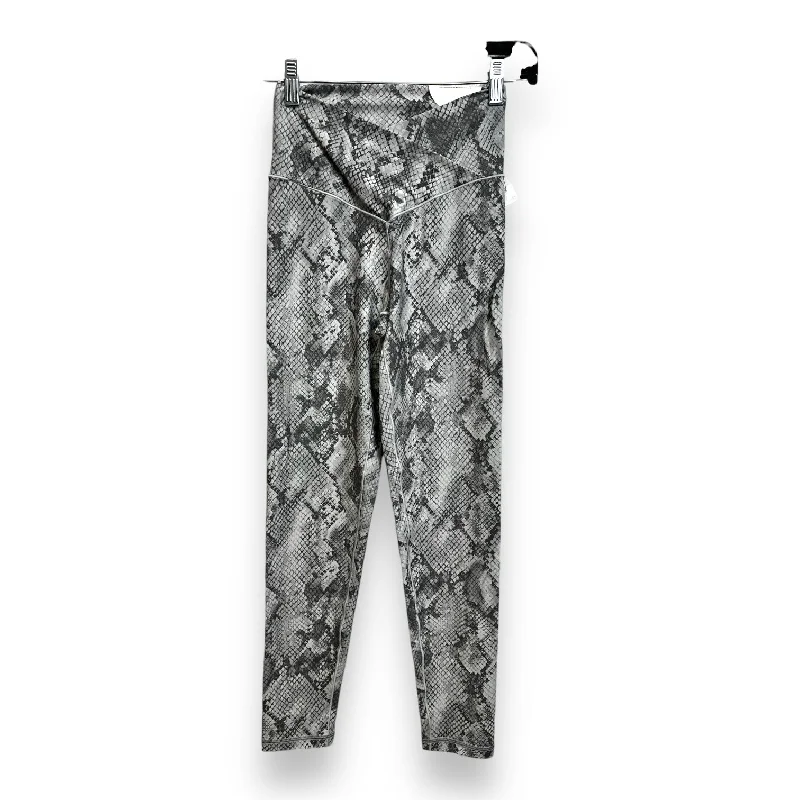 Casual And Comfortable Athletic Leggings By Aerie In Snakeskin Print, Size: M