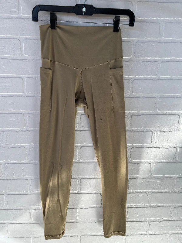 British Style Athletic Leggings By Aerie In Tan, Size: 8