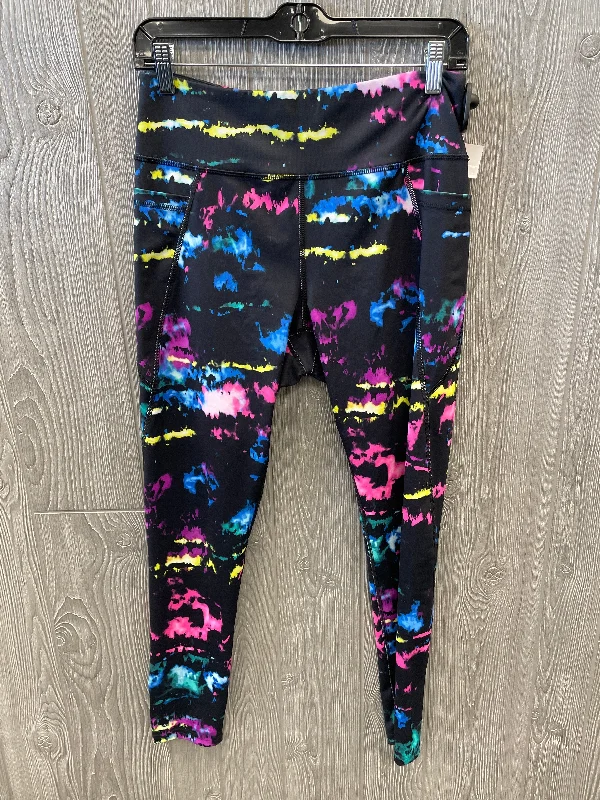Fashion Pioneer Athletic Leggings By Fila In Multi-colored, Size: L