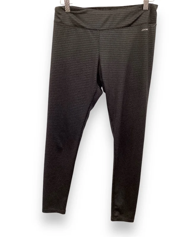 Outdoor Trend Athletic Leggings By Jockey In Black, Size: M