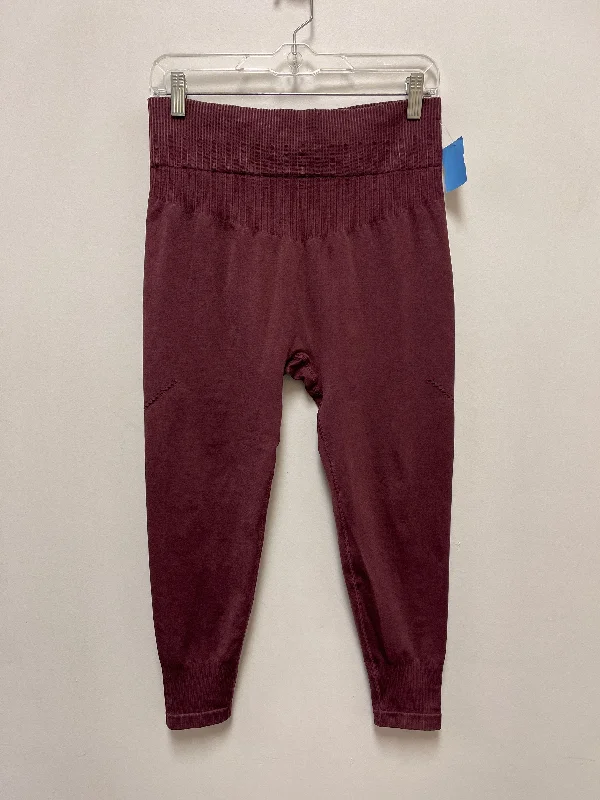 Classic Retro Athletic Leggings By Joy Lab In Purple, Size: Xl