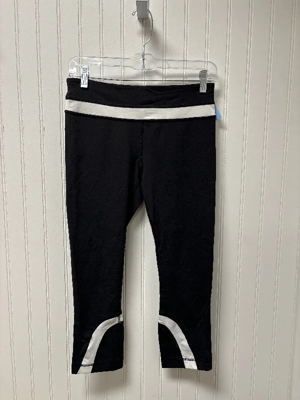 Practical Style Athletic Leggings By Lululemon In Black & White, Size: S