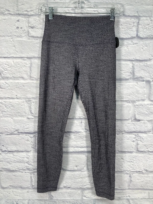 Spring Fashion Athletic Leggings By Lululemon In Blue, Size: S