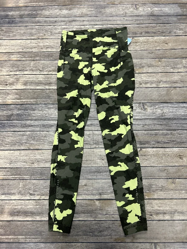 Printed Patterns Athletic Leggings By Lululemon In Camouflage Print, Size: 6