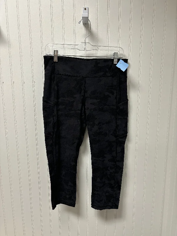 Breathable Design Athletic Leggings By Lululemon In Camouflage Print, Size: M