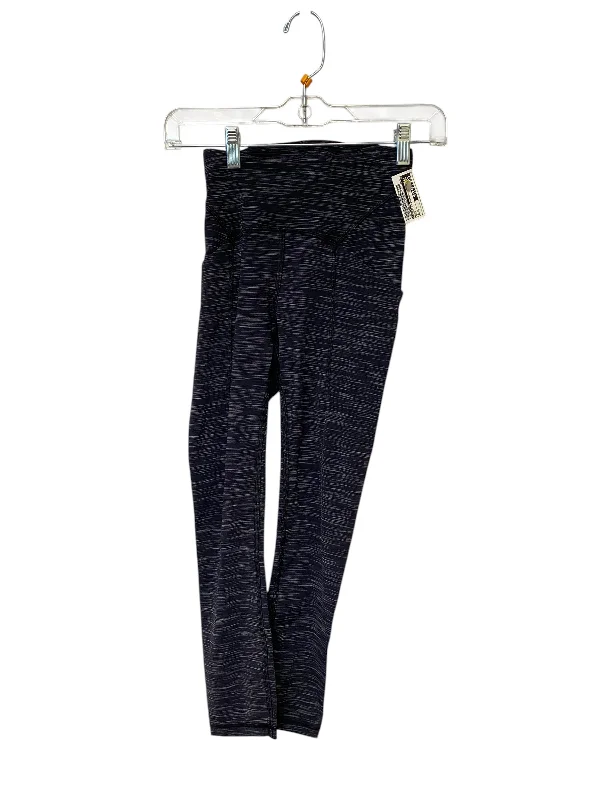 Quality Tailoring Athletic Leggings By Lululemon In Grey, Size: 0
