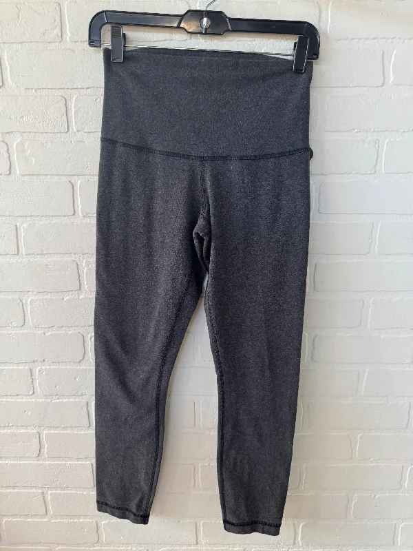 Street Cool Athletic Leggings By Lululemon In Grey, Size: 6
