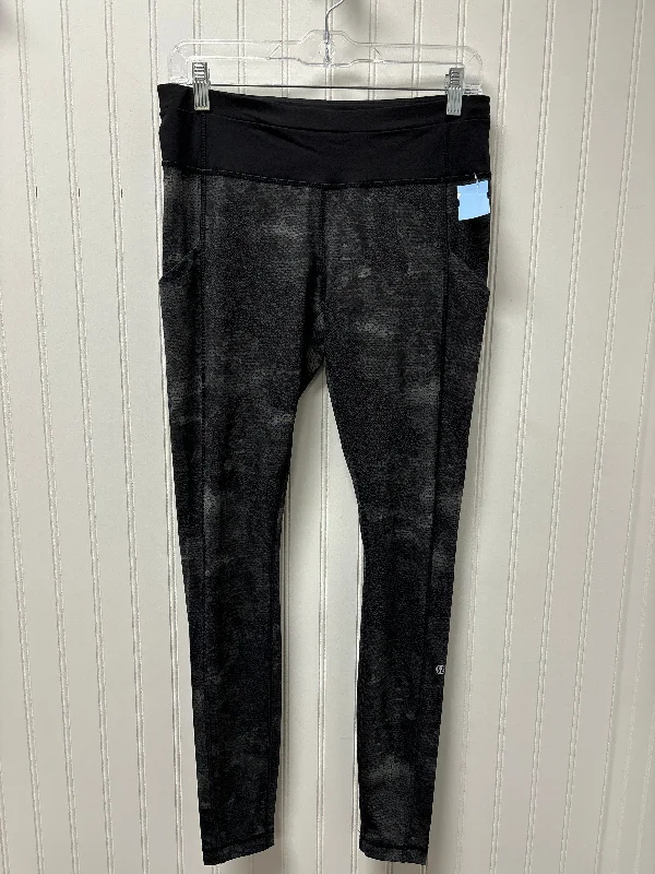 Personalized Design Athletic Leggings By Lululemon In Grey, Size: M