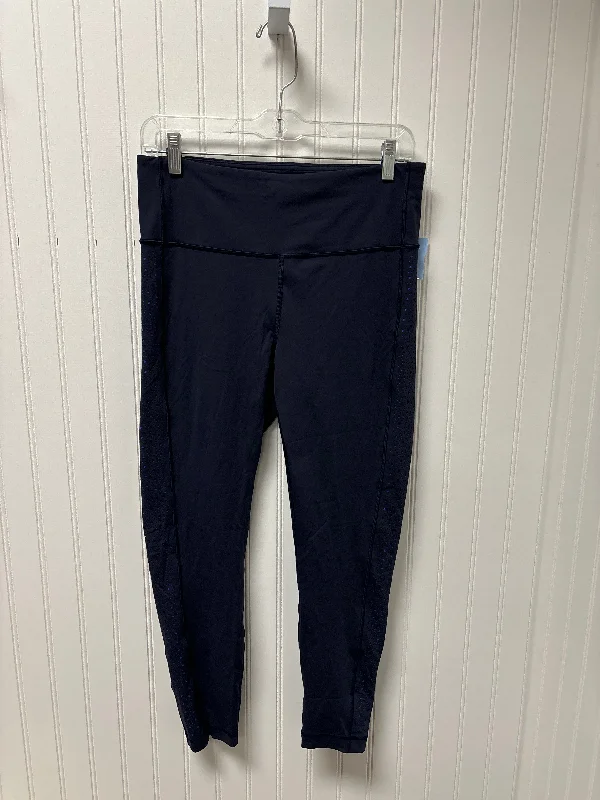 Urban Style Athletic Leggings By Lululemon In Navy, Size: M