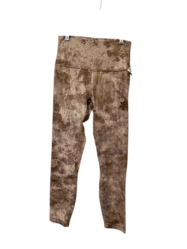 Street Fashion Athletic Leggings By Lululemon In Rose Gold, Size: 6