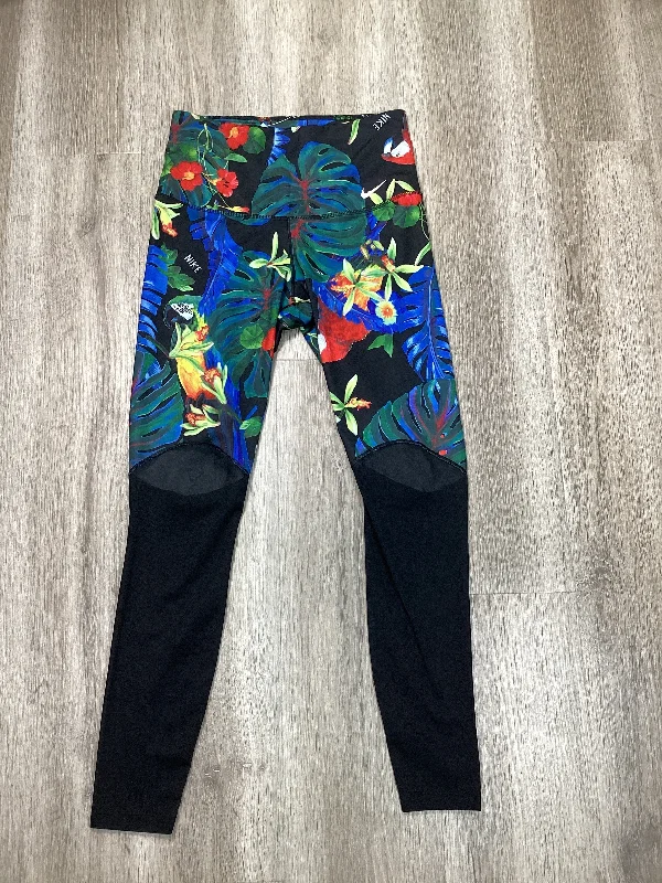 Body Design Athletic Leggings By Nike Apparel In Black, Size: M