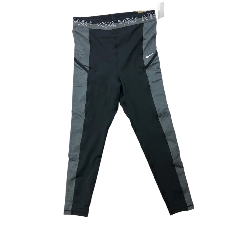 Fresh And Elegant Athletic Leggings By Nike In Black, Size: M