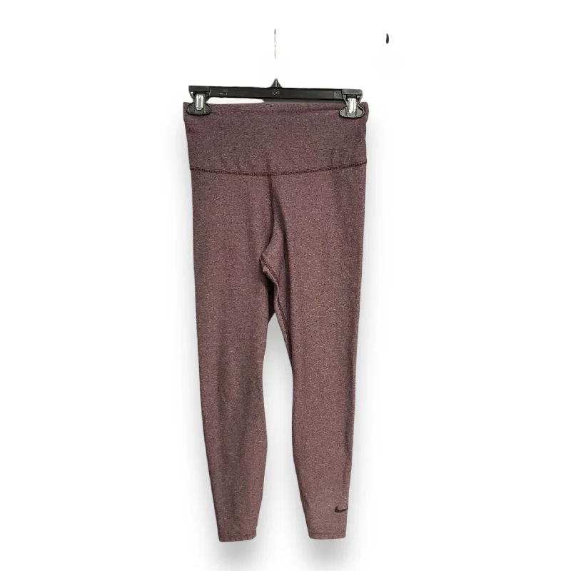 Fresh And Elegant Athletic Leggings By Nike In Red, Size: S