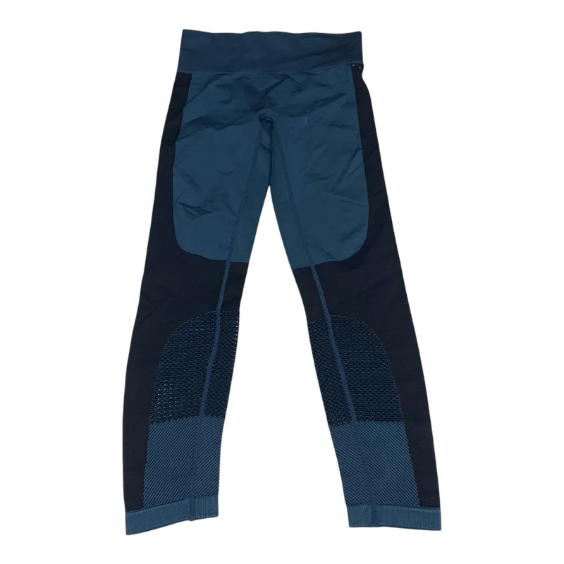 Unique Fashion Athletic Leggings By Target In Blue, Size: S