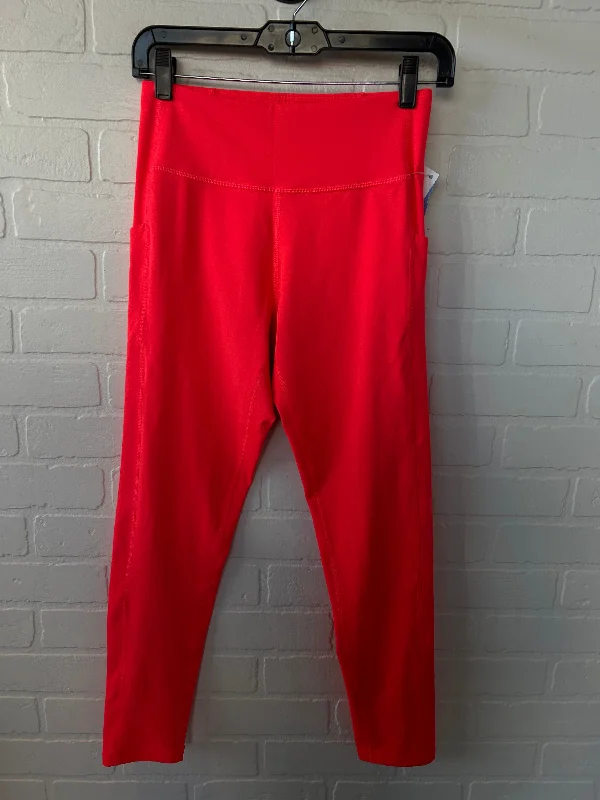 Playful Style Athletic Leggings By Tek Gear In Pink, Size: 8