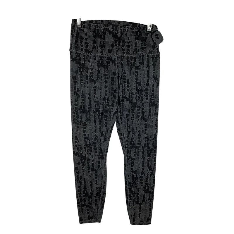 Fashion Wear Athletic Leggings By Varley In Grey, Size: M