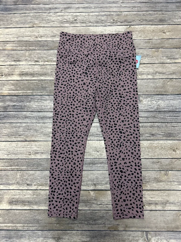 Sports Series Athletic Leggings By Zyia In Animal Print, Size: S