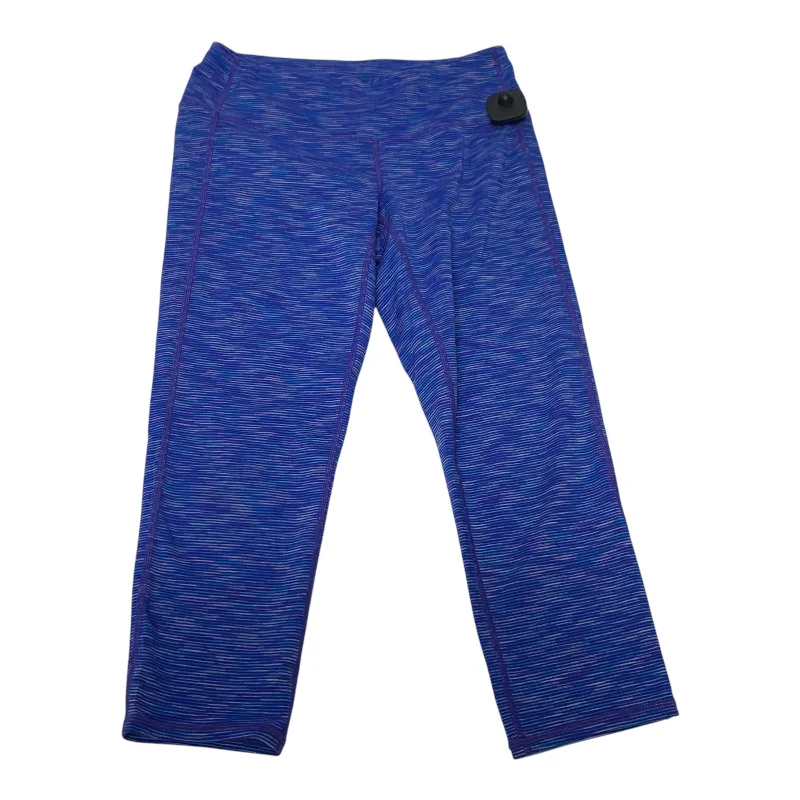 Practical Style Athletic Leggings Capris By Athleta In Blue, Size: S