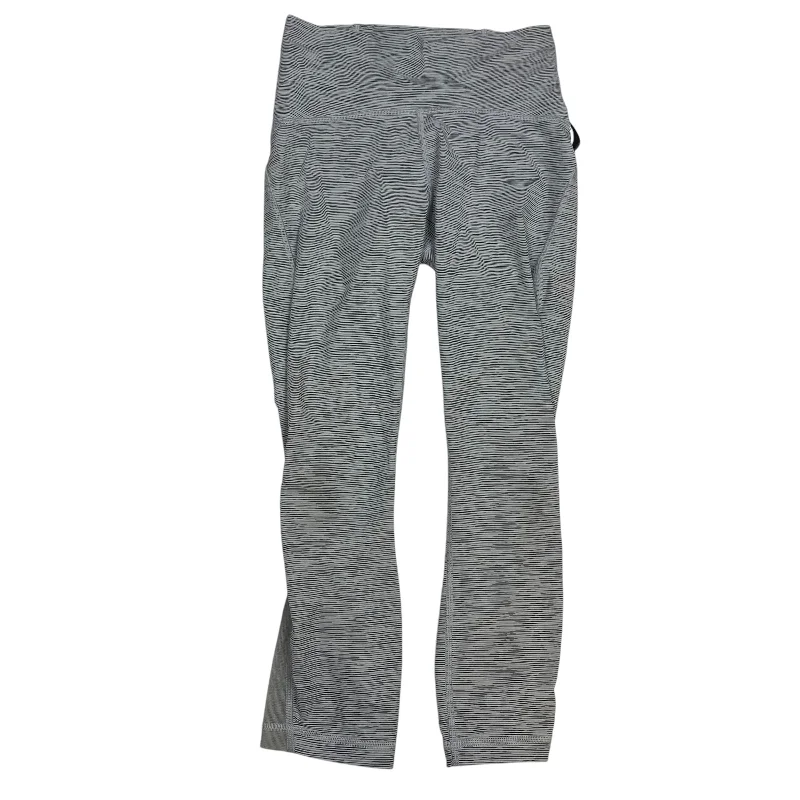 Athletic Leggings Capris By Lululemon In Grey, Size: 4